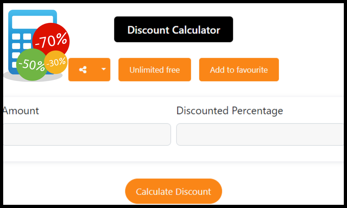 Discount Calculator Guide