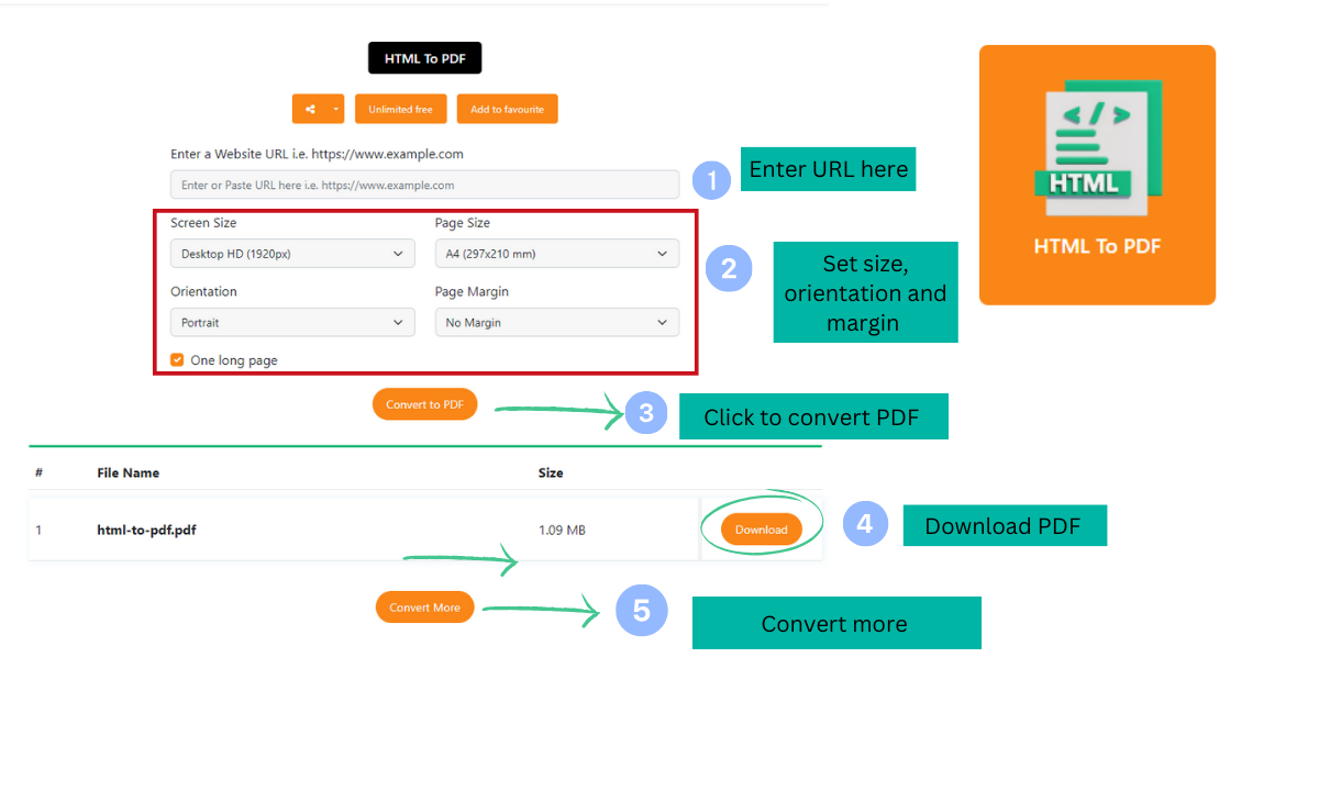 HTML to PDF guide